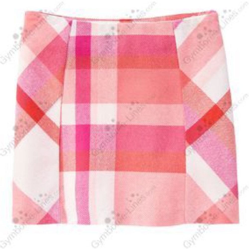 NWT Gymboree Girls Plaid Flannel Pink Skirt